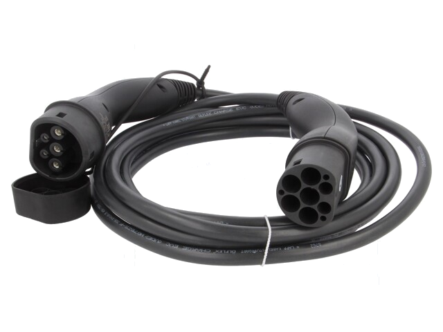 Kabel: eMobility; 1x0,5mm2,3x6mm2; 250V; 7,4kW; IP55; 5m; 32A Kabel: eMobility; 1x0,5mm2,3x6mm2; 250V; 7,4kW; IP55; 5m; 32A